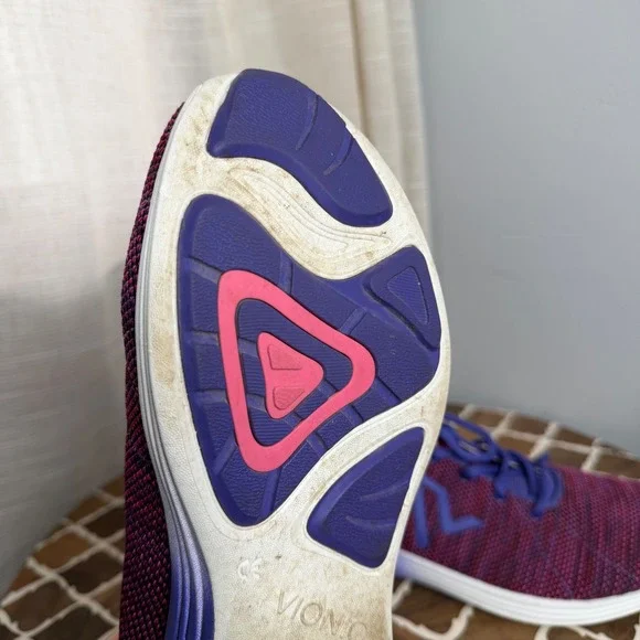 Vionic Adley Walking Sneakers Mesh Knit Purple Pink Women's Shoe Size 9 Wide - Picture 11 of 12